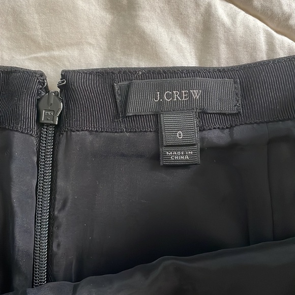 J Crew Black A-line Mini Skirt - Picture 2 of 4